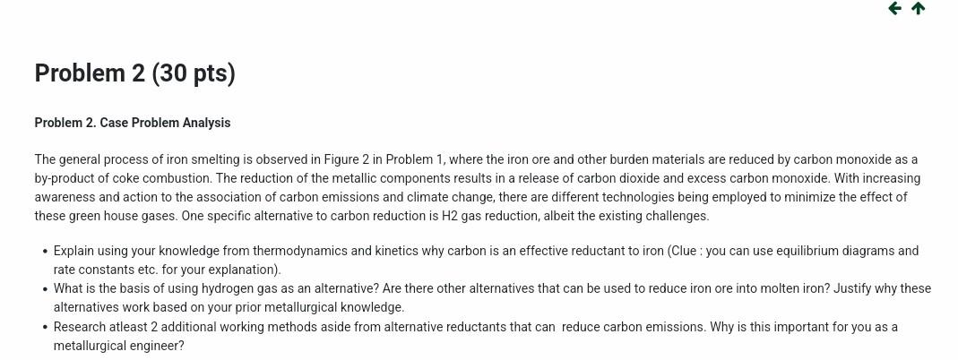  Problem 2 (30 pts) Problem 2. Case Problem Analysis The general