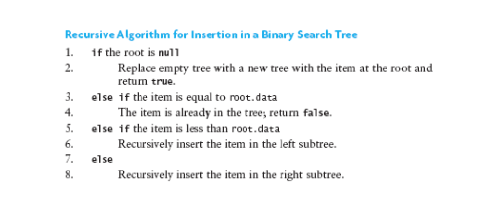 pseudocode given in the notes. This will be similar to the LinkedList