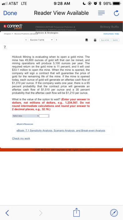  AT&T LTE Done E connect 9:28 AM Reader View Available FIN4443.001518