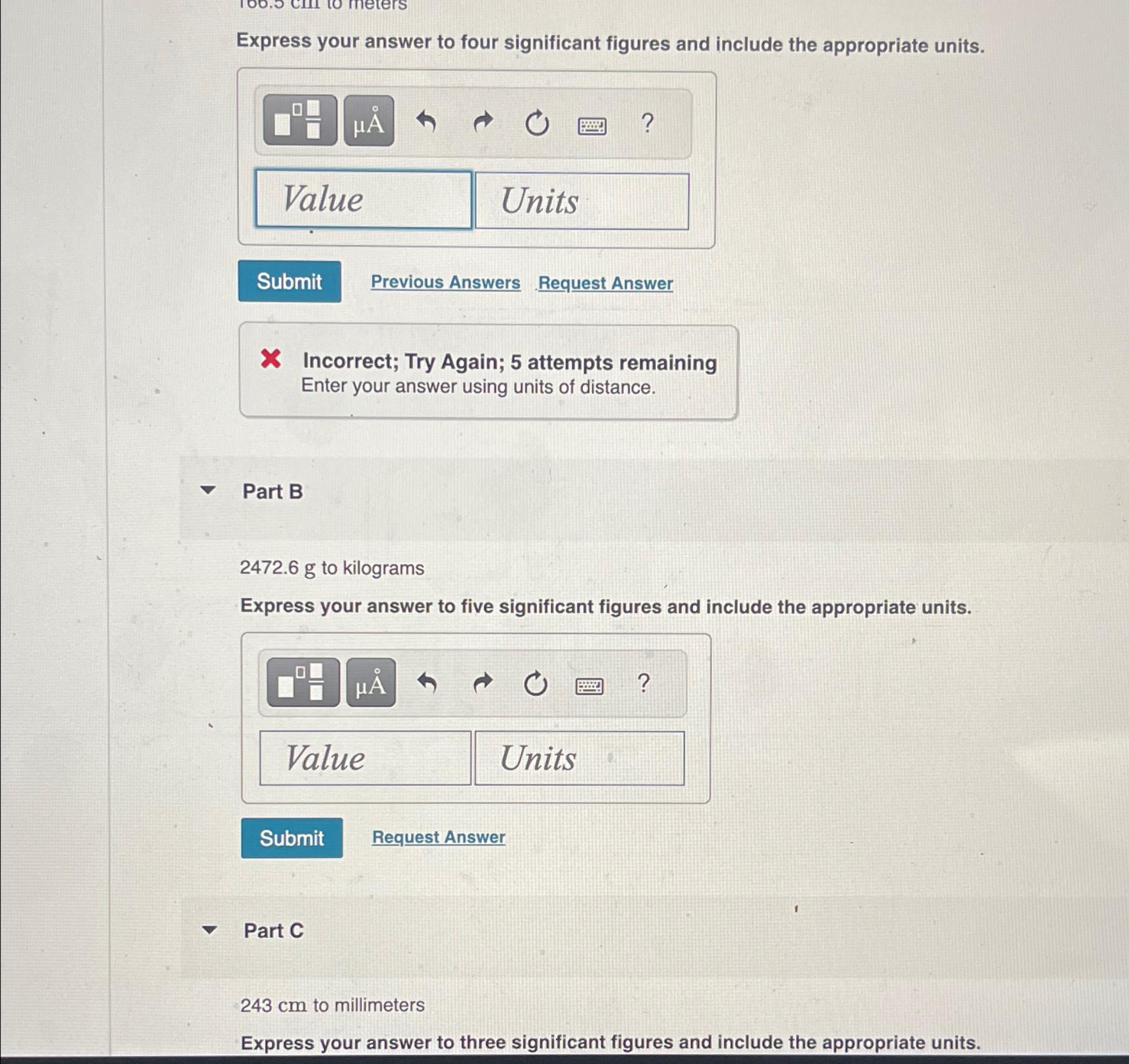  Express your answer to four significant figures and include the appropriate