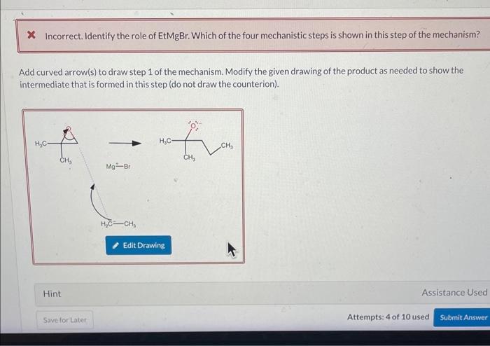 why is this wrong? we are making a c-c on a epoxide