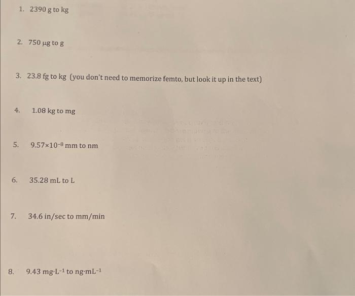 Help me solve using dimensional analysis. Show all your work and conversions