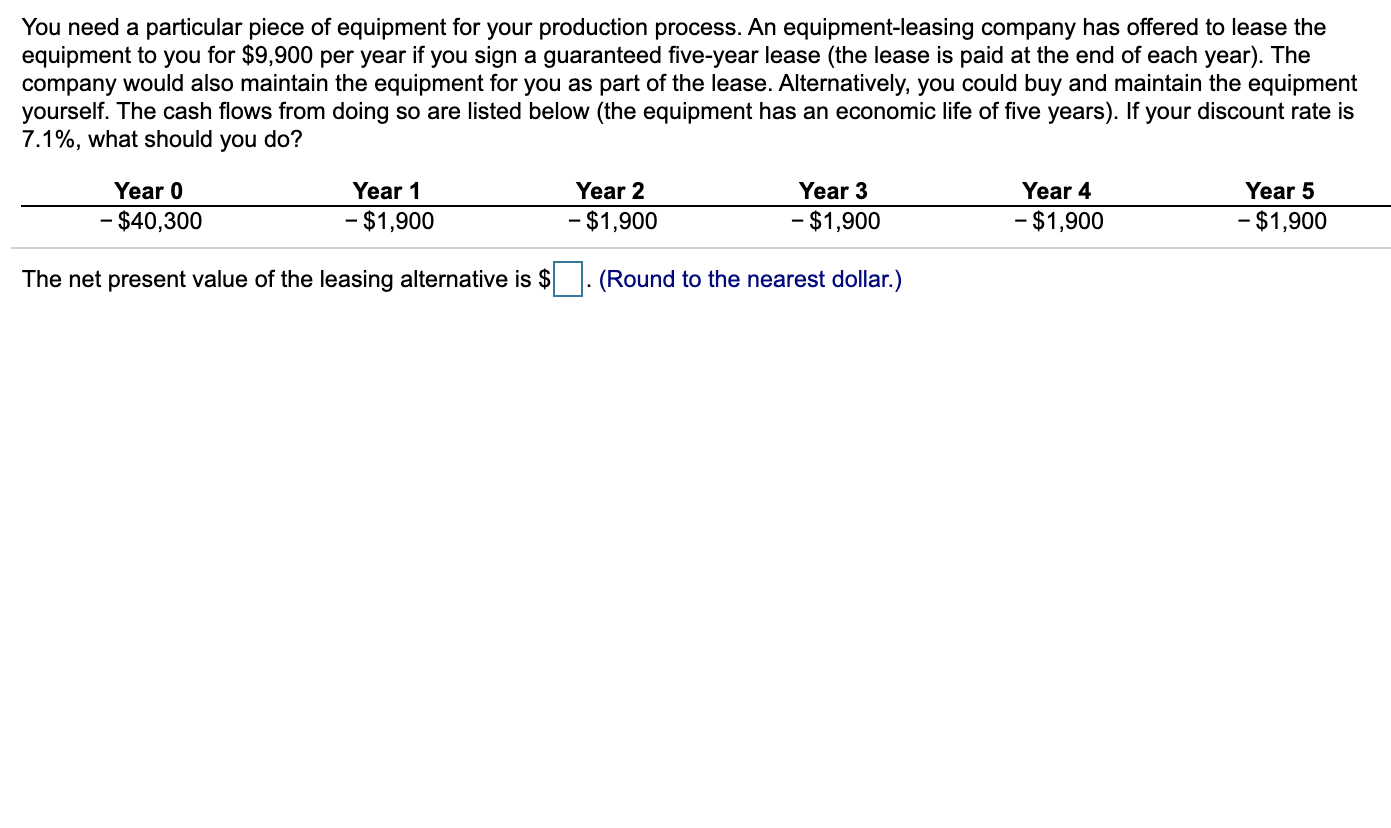 projects are given in the following table ($ million): E. a. What