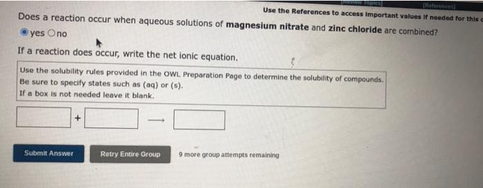  Use the References to access important values if needed for this