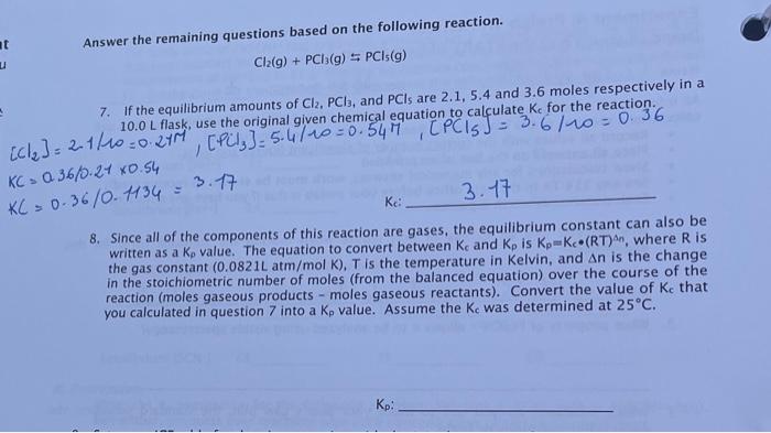 need help with 8 please Answer the remaining questions based on the