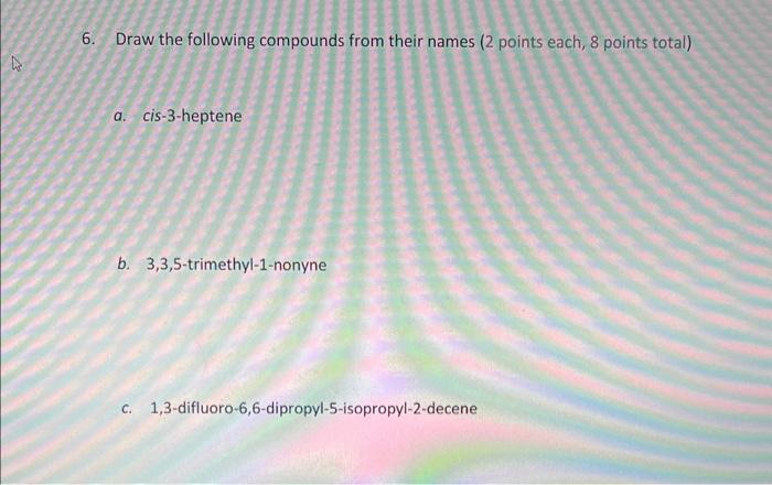 a) How many hydrogens does this compound have? b) If this compound