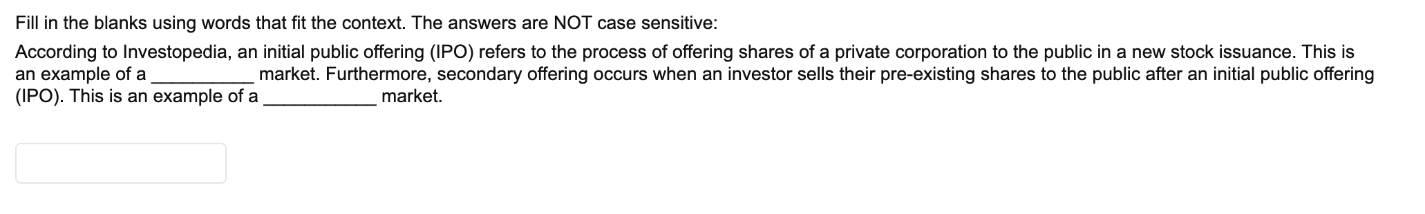  Fill in the blanks using words that fit the context. The