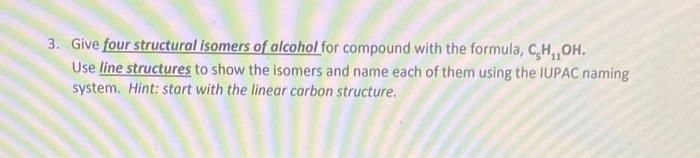 pls solve with a full clear answerthank you!! 3. Give four structural