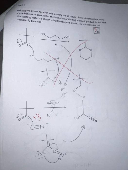  page 6 using good arrow notation and showing the structure of