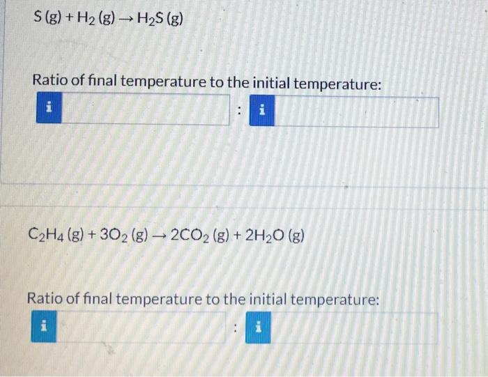 the form of a ratio. A series of reactions carried out in