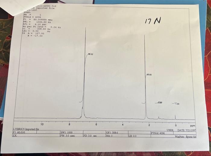 Two Component Mixture by Extraction: Identification of the LIQUID Component Unknown Number: