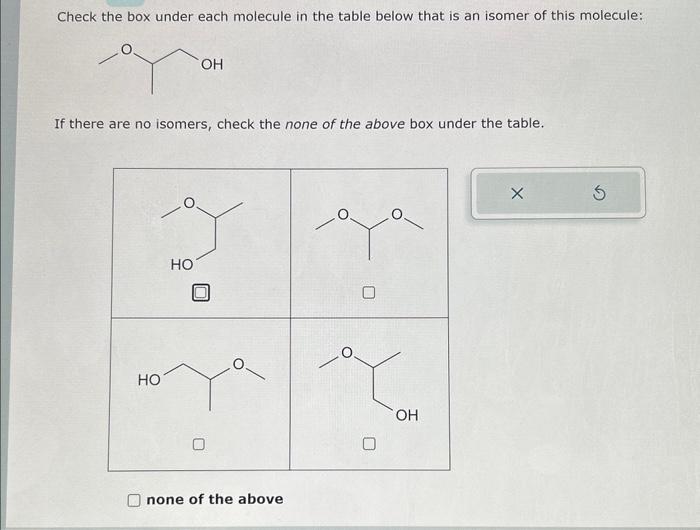  please help will rate Check the box under each molecule in