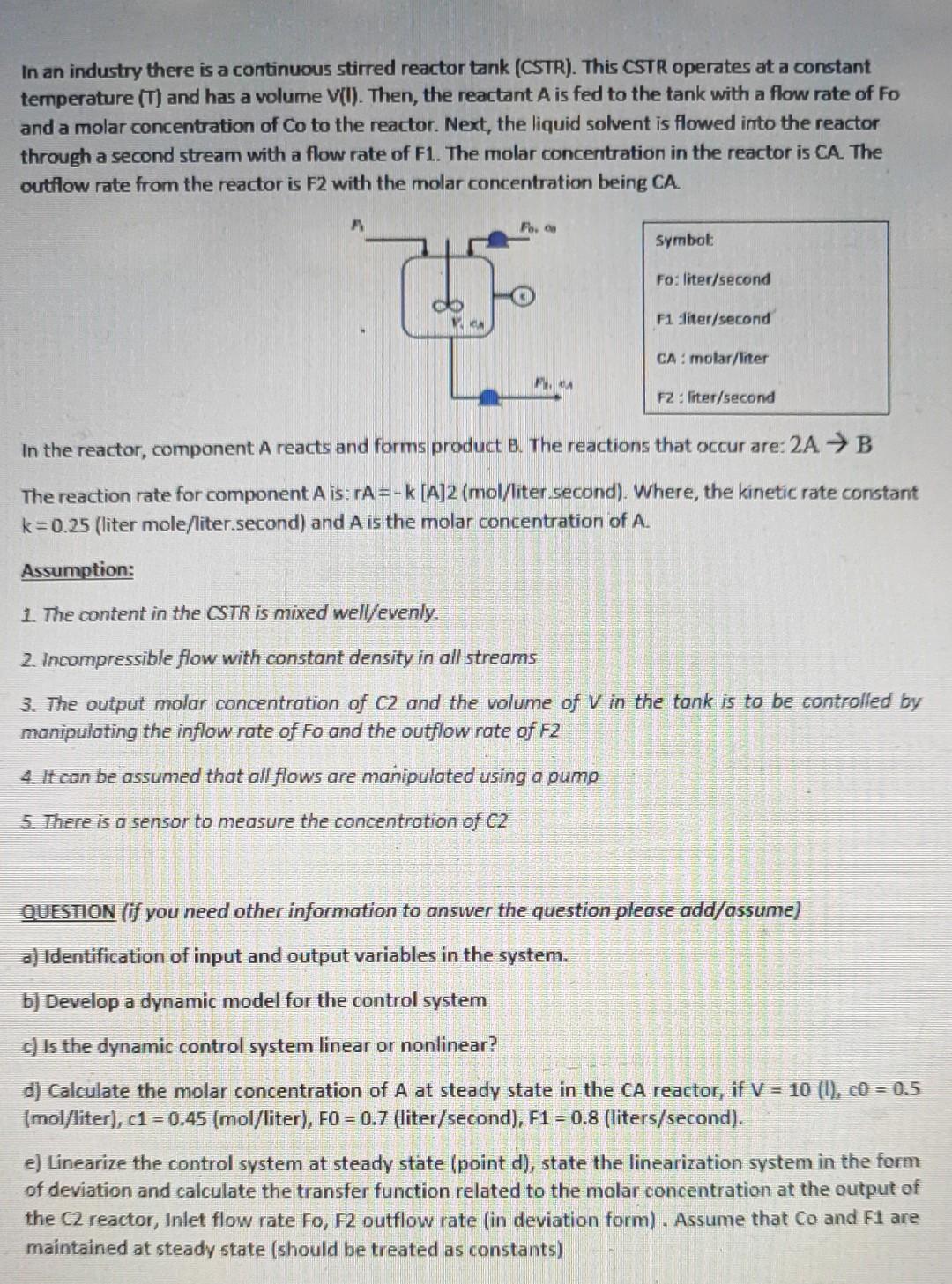 [PROCESS CONTROL] Please answer this clearly for each point and correctly. In