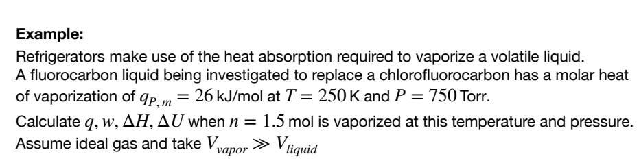 Please show all work and explain it. Thank you Example: Refrigerators make