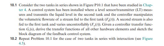 Note: Answer 10.2 In this problem please. Subject : Chemical Engineering -------