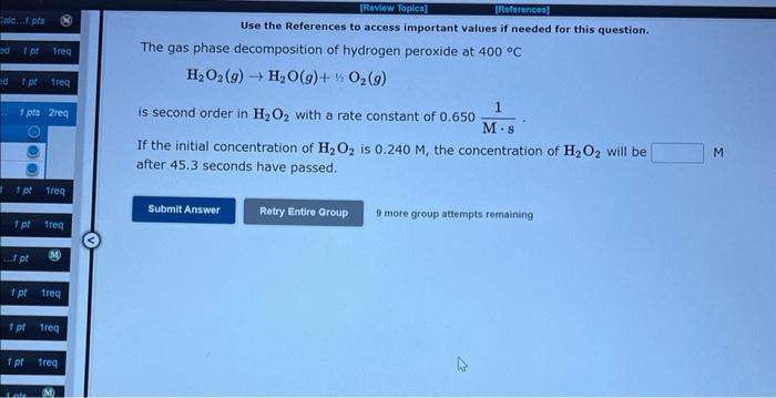 Use the References to access important values if needed for this