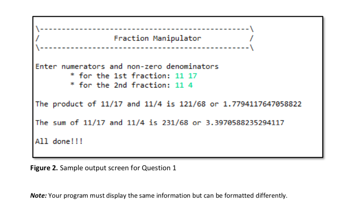 - Manipulating integer and doubles (6 pts) Write a program that reads