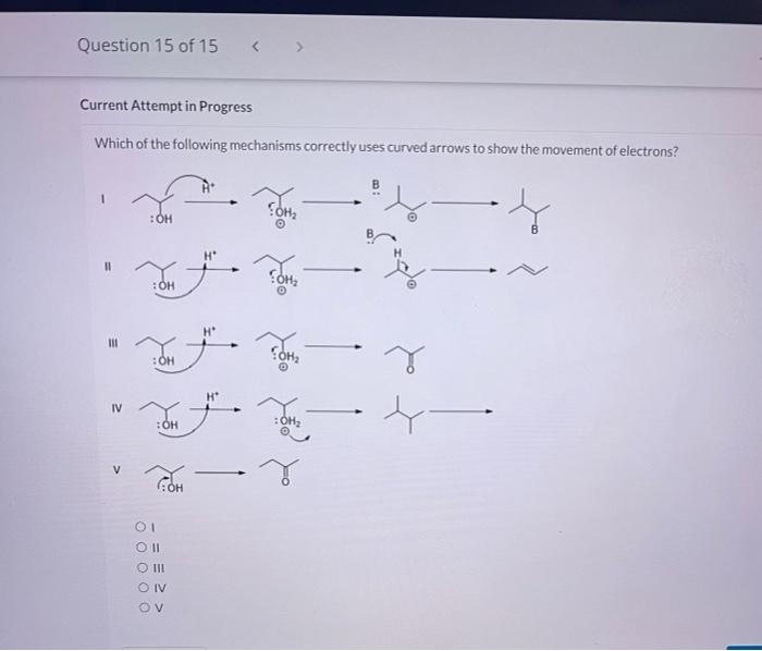 be no arrows. The arrow should be removing a proton from the