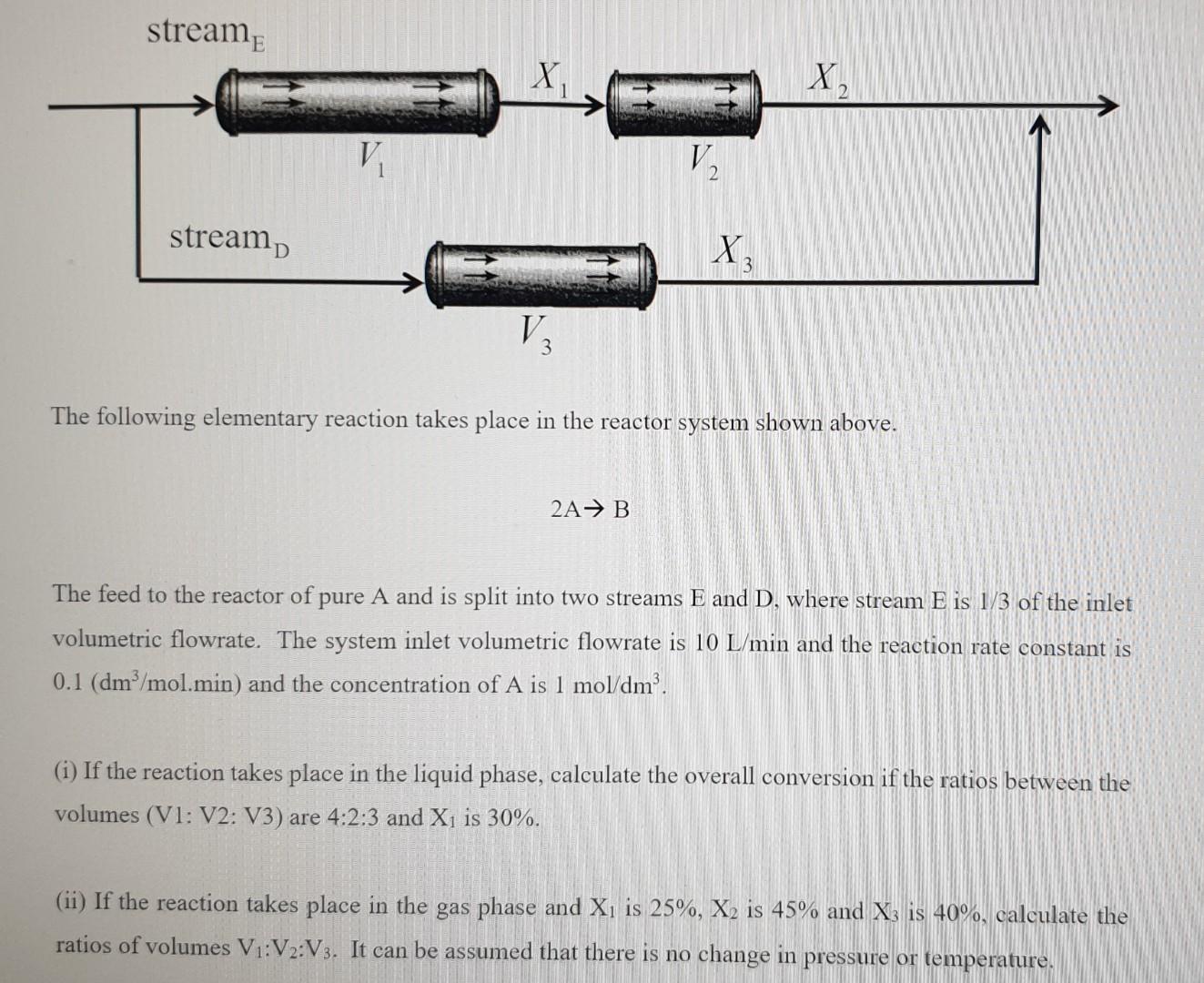  Please answer both questions. stream X x 2 V. V2 stream