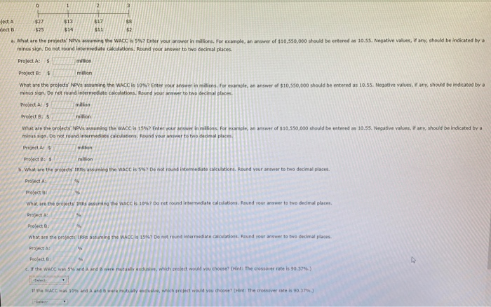  0 1 2 Ject A elect $22 $25 $13 $14 $12