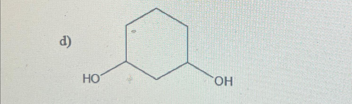  d)Name the following organic compound 