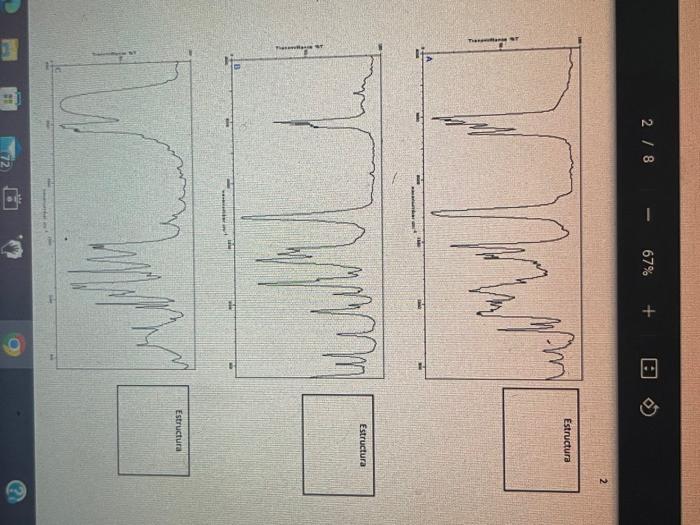 spectrum by drawing the link next to their corresponding absorption band. (25