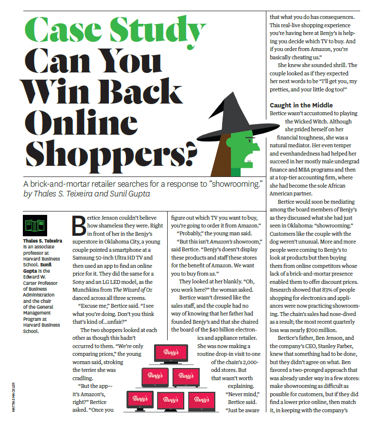  Case Study that what you do has consequences. This real-live shopping