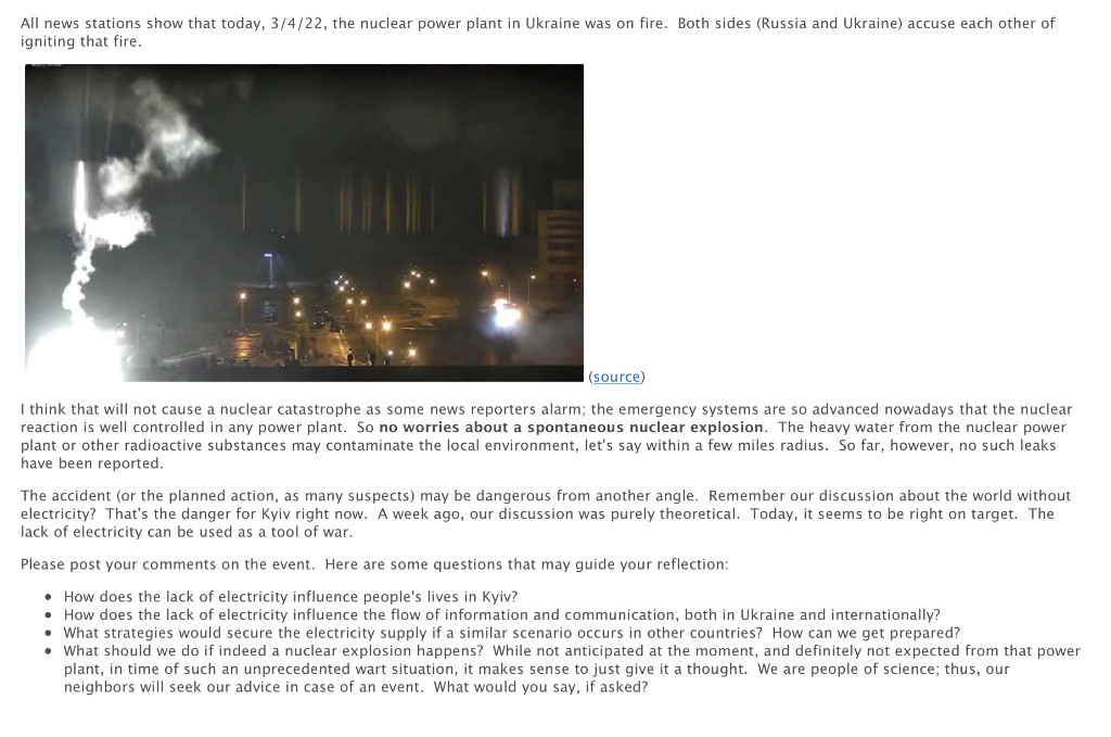 PLEASE POST COMMENT ABOUT THE EVENT BASED ON THE GUIDELINE: (200 WORDS