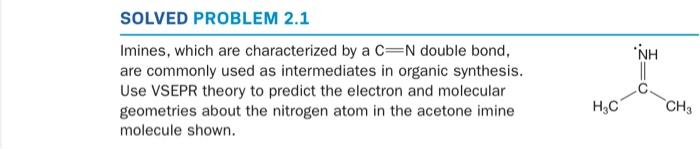  Imines, which are characterized by a C=N double bond, are commonly
