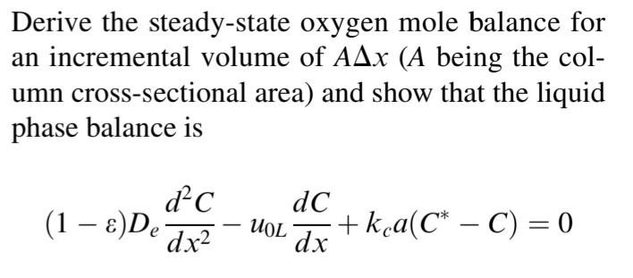 and b) 1.73. Mass Transfer in Bubble Column Bubble columns are used