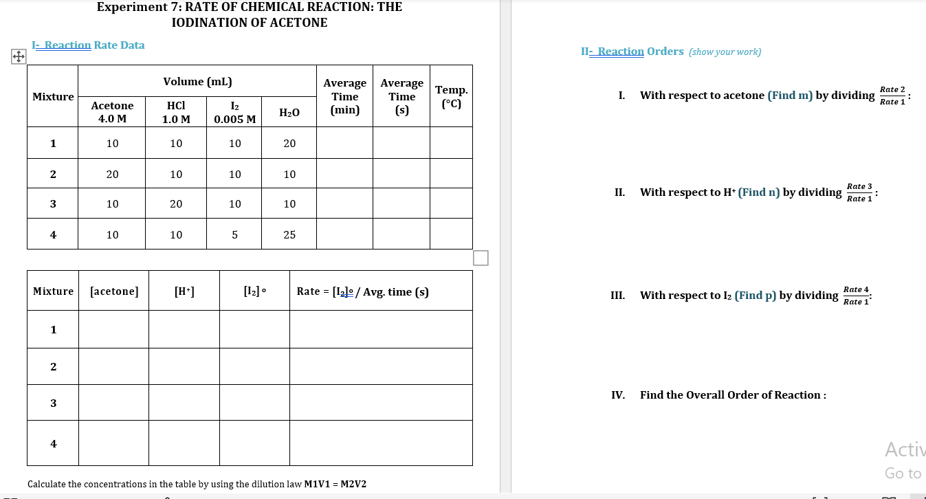 (C) Acetone 4.0 M HCl 1.0 M 12 0.005 M H2O 1