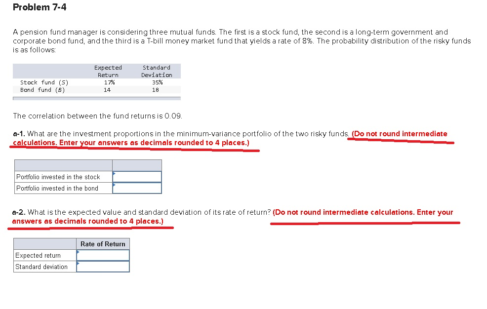 I need the full answer 4 decimals places ( no% I