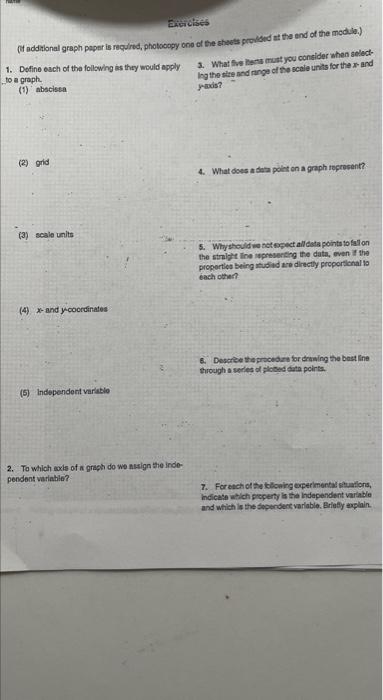  need some help with this packet (If additonal graph papar is