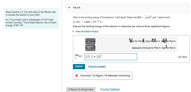 18-3 REDO Read Section 2.2. You can click on the Review link