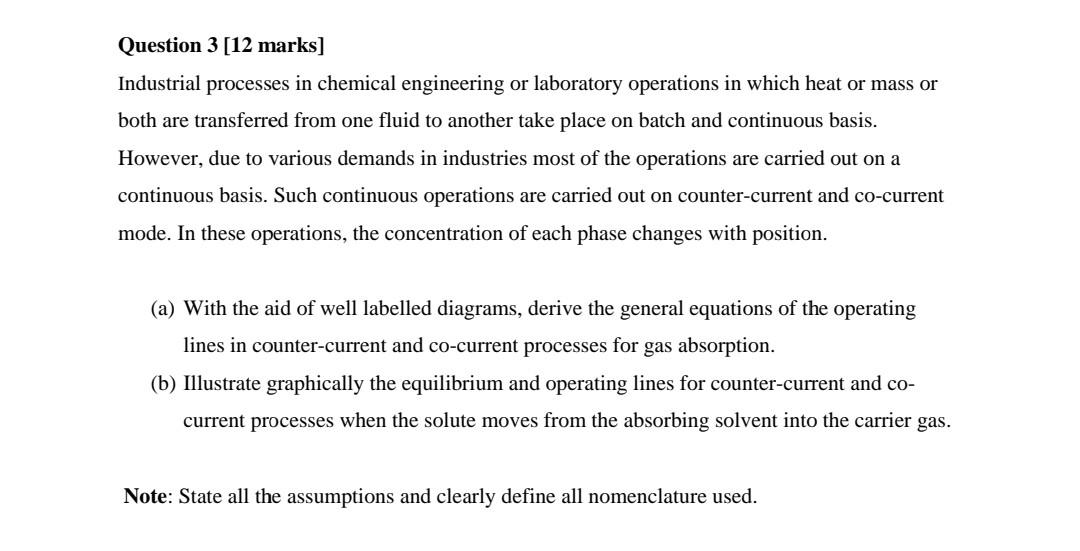 I need an answer for this question ASAP Question 3 [12