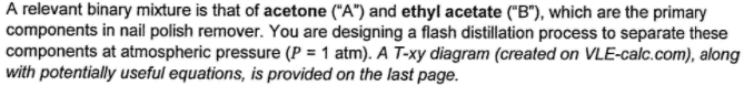 AB b. Raoult's Law is valid C. The system reaches equilibrium d.