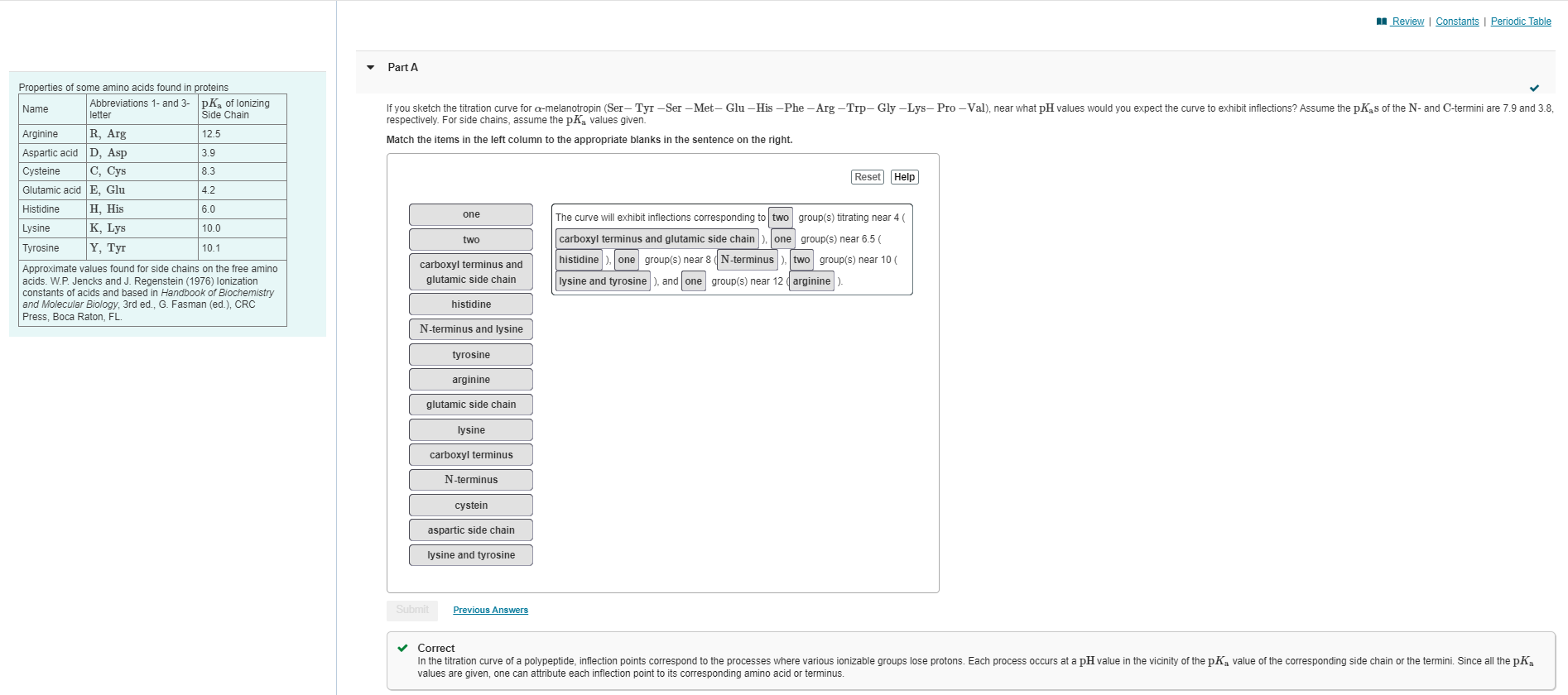 So I got this first part right for the question and I