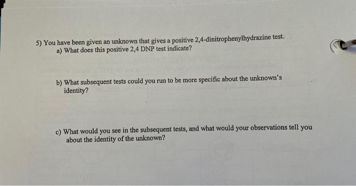 most likely to yield a positive ferric chloride test. (B) 2) What