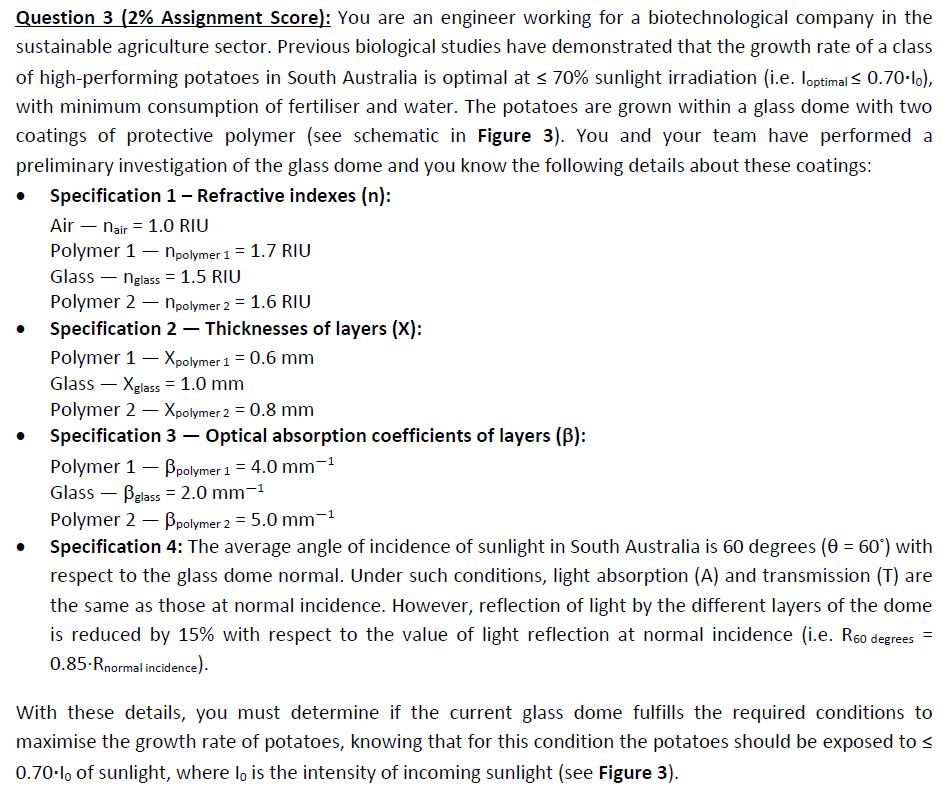 Materials Science & Engineering Problem! (Chemical engineering) Please answer this question as