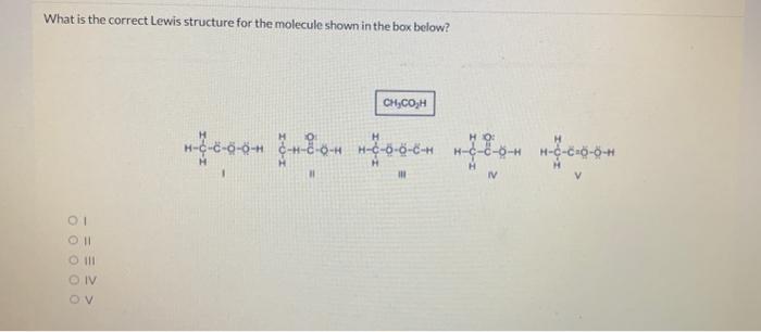 I know the answer is IV but the structure i drew is