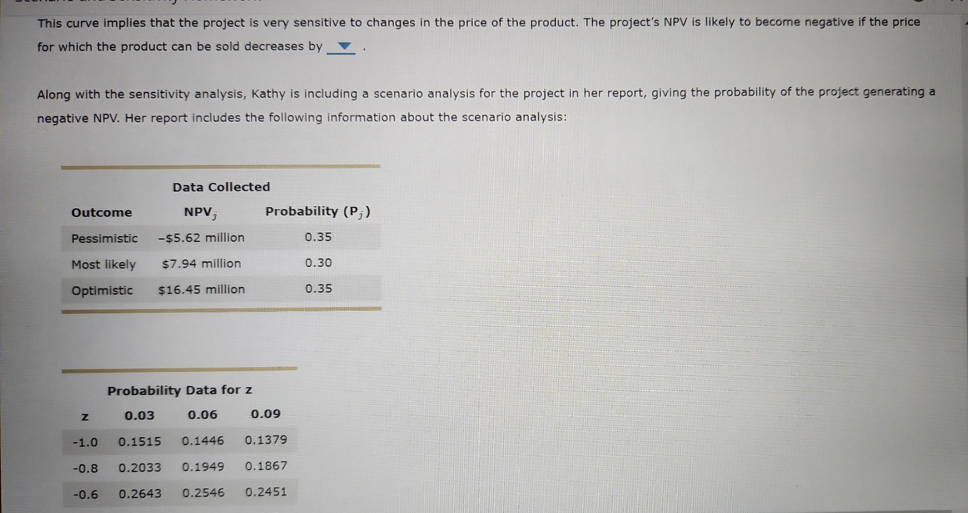 of key elements affecting the expected value are changed to study the