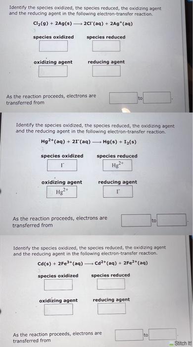 please help answer all these i need all asap Identify the species