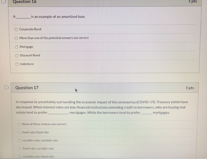  please help here D Question 16 1 pts A is an