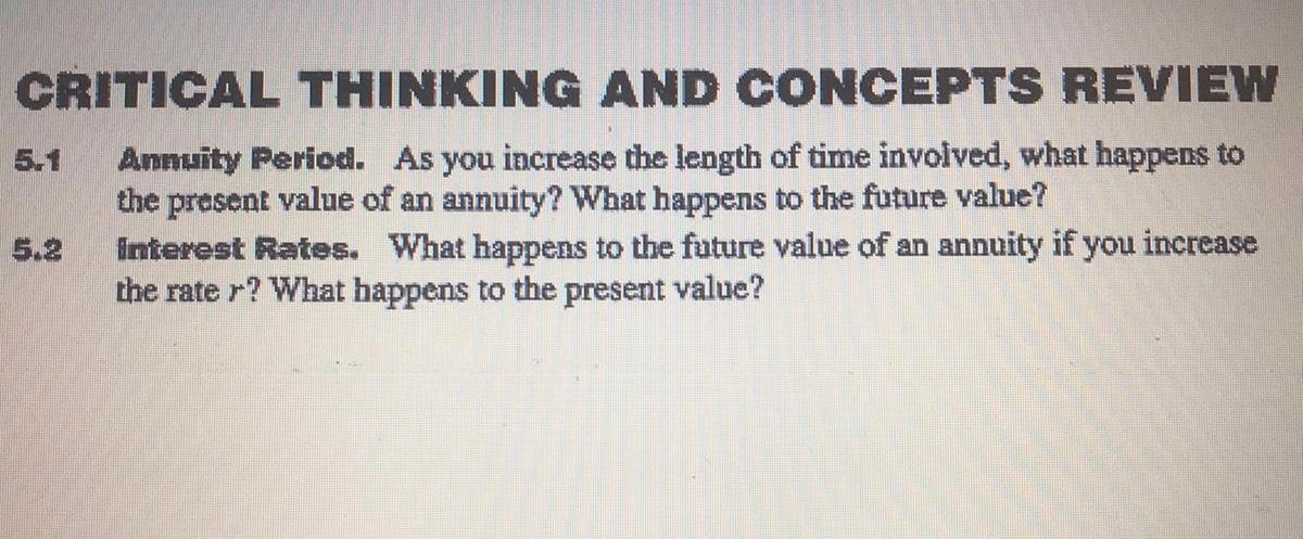  Can someone help me with this please. CRITICAL THINKING AND CONCEPTS