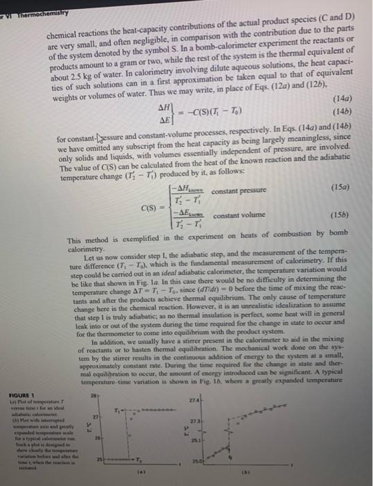 We are concerned here with the problem of determining experimentally the enthalpy