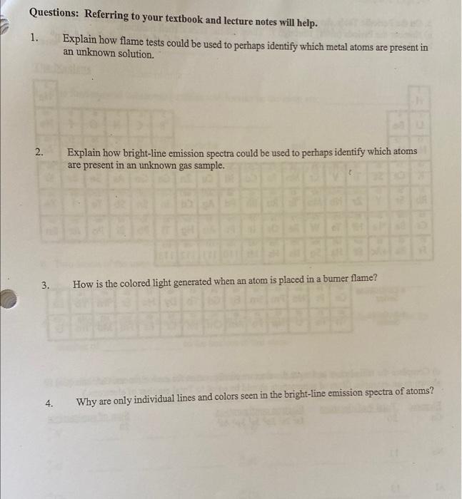  Questions: Referring to your textbook and lecture notes will help. 1.