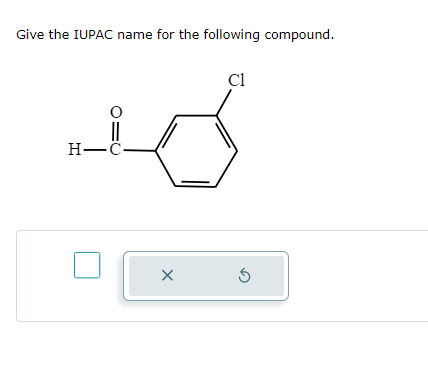 the IUPAC name for the following compound. Give the IUPAC name for