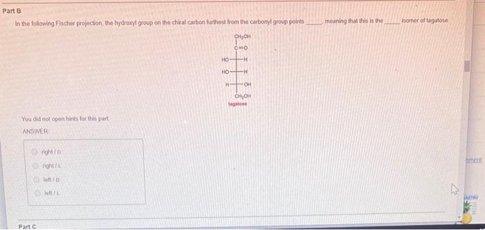 did not open hints for this part. ANSWER Identify the chiral atoms