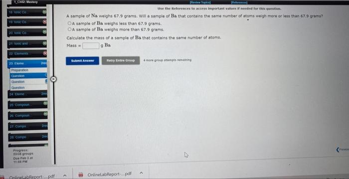 of which it is composed? 3 mere deoup inemets tamaring The compound