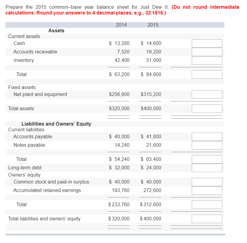 (Do not round intermediate calculations. Round your answers to 4 decimal places,